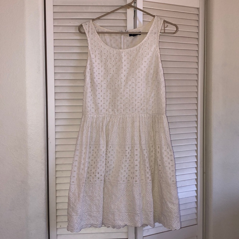 Women’s white summer dress
